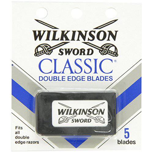Wilkinson Sword Double Edge Razor Blade Refills for Men - 5 Count