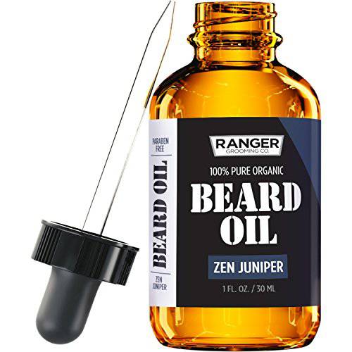 Leven Rose Escape Cedarwood Beard Oil & Leave In Conditioner, 100% Pure Natural Organic for Groomed Beards, Mustaches, and Moisturized Skin 1 oz by Ranger Grooming Co