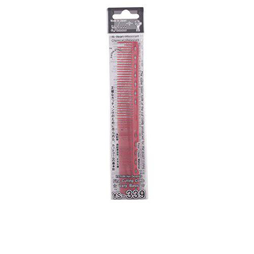 YS Park 339 Fine Cutting Comb - Red