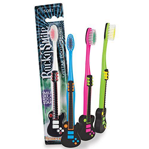 Practicon 7045266 SmileGoods Rock’n Smile Guitar Toothbrushes (Pack of 72)