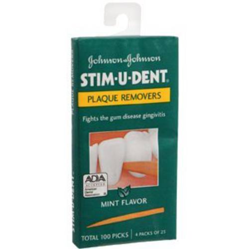 Natural Dentist Stim U Dent Original Mint 4 Packs of 25