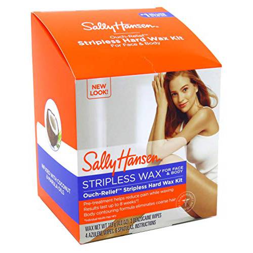 Sally Hansen Ouch-Relief Stripless Hard Wax Kit (2 Pack)