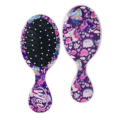Wet Brush Squirt Detangler Hair Brushes - Llama Happy Hair - Mini Detangling Brush with Ultra-Soft IntelliFlex Bristles Glide Through Tangles with Ease - Pain-Free Comb for All Hair Types