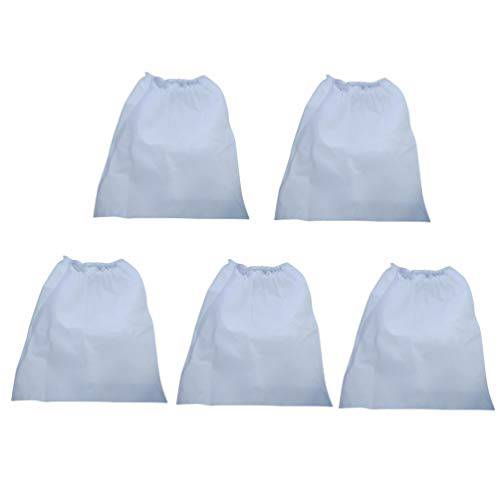 Lurrose Nail Dust Suction Collector Bag Nail Suction Dust Collector Pouches Replacement Bag for Nail Art Equipment 5pcs