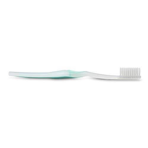 WELdental Welbrush Soft Flossing Toothbrushes Available in Singles and 4-Packs (1, Seafoam)