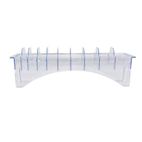 Beaupretty Guide Comb Storage Box Hair Clipper Storage Box Hair Tools Supplies Organizer (Place 10pcs Limit Comb)