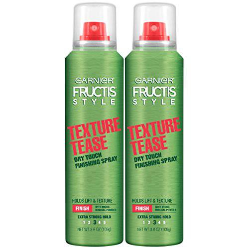 Garnier Fructis Style De-Constructed Texture Tease Dry Touch Finishing Spray, 3.8 Ounce (2 Count)