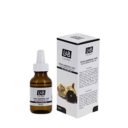 Luis Bien Black Garlic Oil – 50ml Fermented Garlic Oil for Hair Growth – Premium Potent Formula - Regenerates and Nourishes - Promotes Regrowth and Healthier Scalp – Easy to Apply
