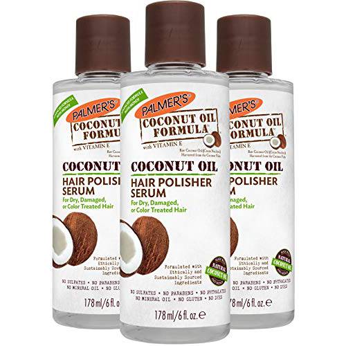 Palmer’s Coconut Oil Formula Moisture Boost Hair Shine Serum, 6 Ounce (Pack of 3)
