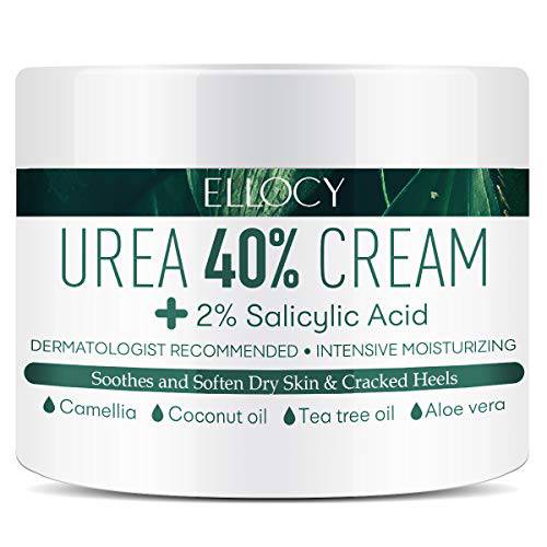 Ellocy Urea 42% Foot Cream, Salicylic Acid, 5.29 Oz, Best Callus Remover, Moisturizes and Rehydrates Feet, for Thick, Cracked, Rough, Dead & Dry Skin