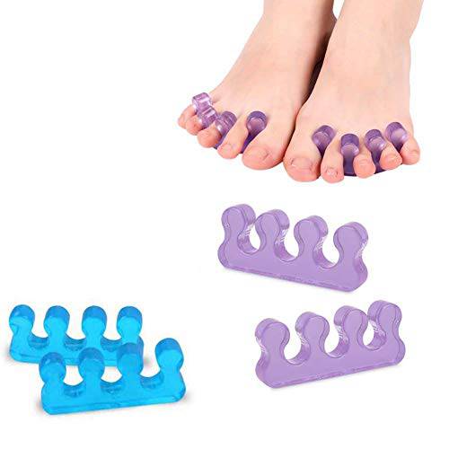 Toe Separators,Toe Dividers Pedicure, Toe Separators use for separation of toenails or for Relief and Toe Fixing,4 Pack