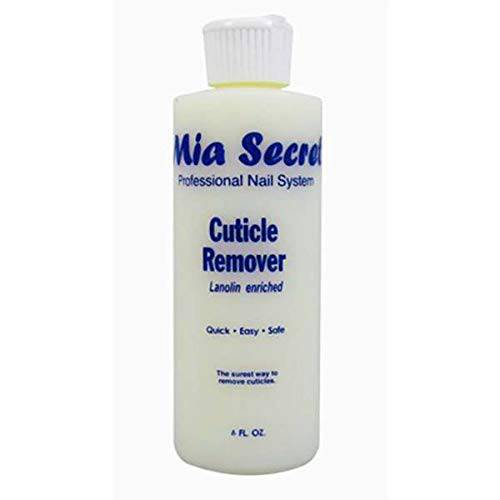 Mia Secret Cuticle Softener & Remover - Quick Easy Safe - 6 oz Cuticle Dissolver Cream for Hand or Foot Nails - Removes Cuticles Safely and Softens the Edge - Excellent for Manicures and Pedicures