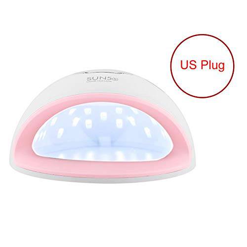 Professional 72W Nail Art LED Lamp Dryer, Nail Lamp with 3 Timer Setting Gel Nail Polish Dryer Gel Polish Curing Manicure LED Nail Dryer Curing Light UV Gel Nail Art Lamp for Salon or Home use (US)