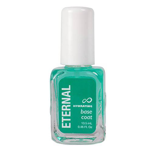 Eternal Hydrating Base Coat Treatment - 13.5 mL Clear Nail Polish Primer - Nail Conditioner for Dry, Ridged and Damaged Nails - Repair & Strengthen Fingernail with a Healthy Hydrated Nail - 1 Unit