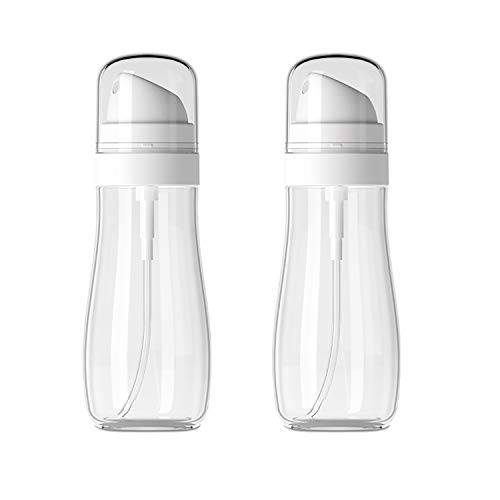 Small Spray Bottle with Fine Mist, 2 Pack 3.4oz/100ml Travel Spray Bottles for Hair and Face, Refillable Spray Bottles for Cleaning Solutions, Perfume,Plants,Christmas Tree,Liquid Cosmetics