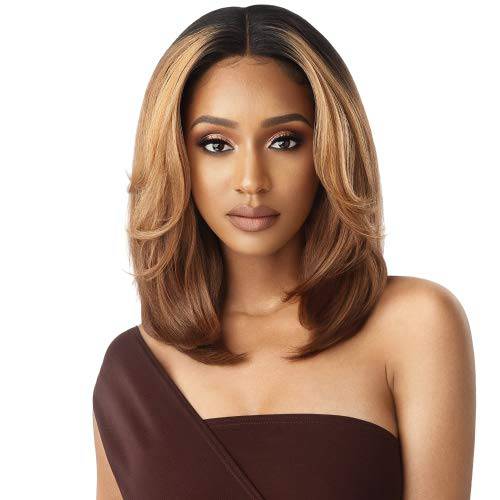 Outre Neesha Soft & Natural Synthetic Swiss Lace Front Wig NEESHA 201 (DRFFHNBRN)