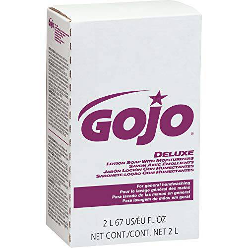 GOJO Industries 315-2217-04 Deluxe Lotion Soap with Moisturizers, NXT 2000 mL Refill (Pack of 4)