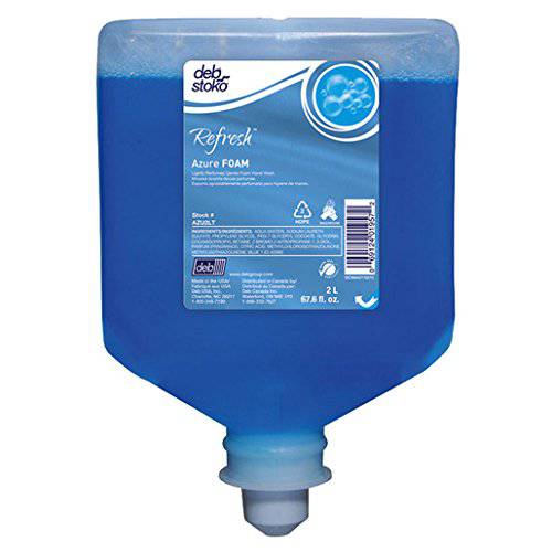 Deb Group 2 Liter Refill Blue Refresh Azure Pleasant Scented Foam Soap (4)
