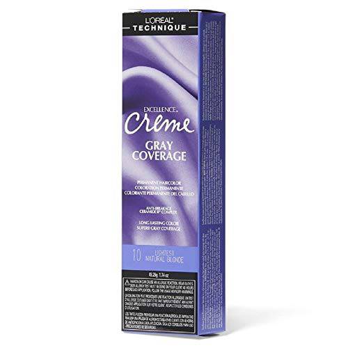 L’oreal Excellence Creme Permanent Hair Color, Lightest Natural Blonde No.10, 1.74 Ounce