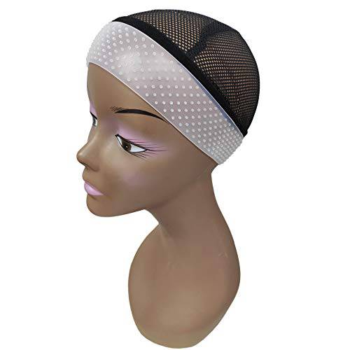 LLwear Flexible Transparent Silicon Wigs Grip Band Non Slip Elastic Band Lace Wig Grip Women Comfortable Strong Hold on Heads for Lace Wigs Sport and Yoga 9.5×1.5 inches