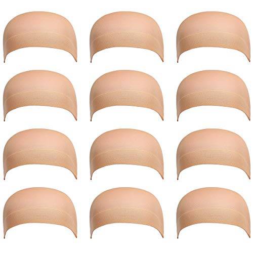 Gemilla Synthetic Wigs Heat Resistant Daily Use Cosplay Party Wigs (12 Pack Wig Cap)