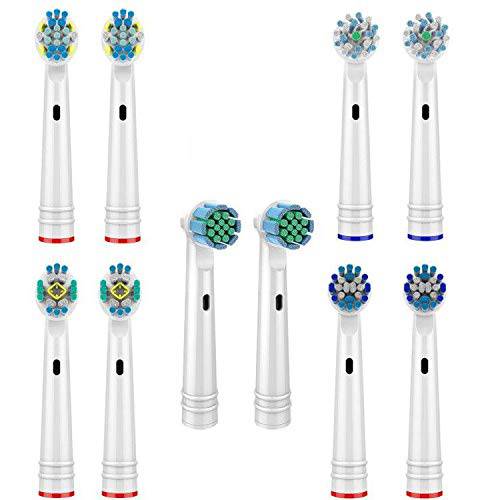 Replacement Toothbrush Heads Compatible for Oral B Braun,Precision Electric Toothbrush Heads with White Clean Brush Heads Refill for Oral-B 7000/Pro 1000/9600/ 5000/3000/8000(12 Pack)
