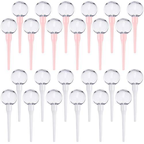 24 Pieces Lollipop Shape Lip Gloss Tubes Refillable Empty Lip Gloss Containers 10 ml Clear Lollipop Shaped Lip Balm Tubes Plastic Cosmetic Containers for DIY Use