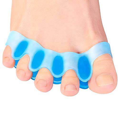 Bukihome 8 PCS Toe Separators and BCorrector, Toe Spacers to Separate Overlapping Toes, Relieve BPain Crooked Toes（Upgrade Non-Slip）