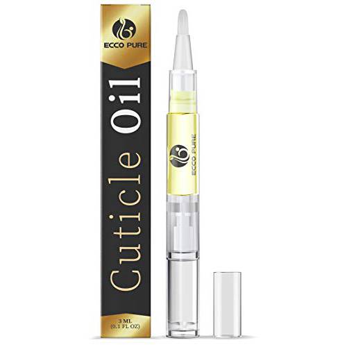 Cuticle Oil Pen - Nail Cuticle Protector - Professional Manicure & Pedicure Set Accessory - Acrylic Nail Art Accessory - Cuticle & Nail Strengthener - Cuticle Softener for at Home Nail Care Kit - Contains Vitamin E