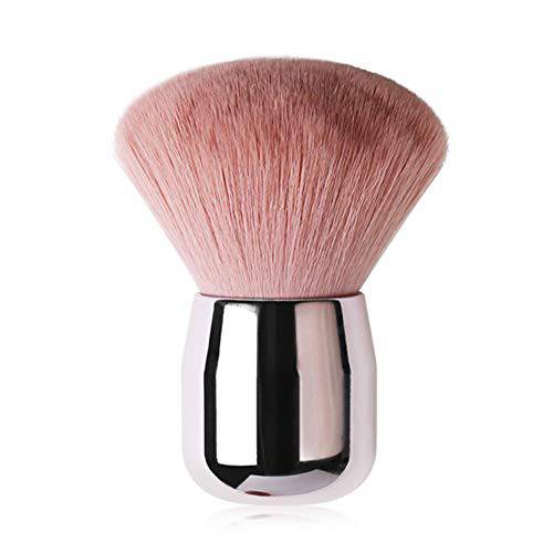 Nail Art Dust Powder Remover Nail Arts Dust Cleaner Brush for Makeup or Acrylic UV Gel Nail Arts Kabuki Nail Brushes (Pink)