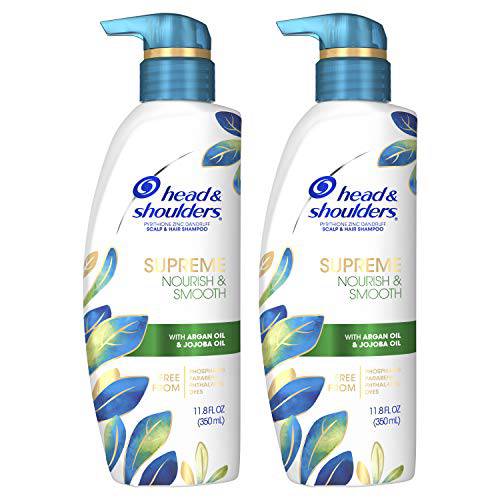 Head & Shoulders Nourish and Smooth Shampoo 11.8 Fl Oz, Pack of 2
