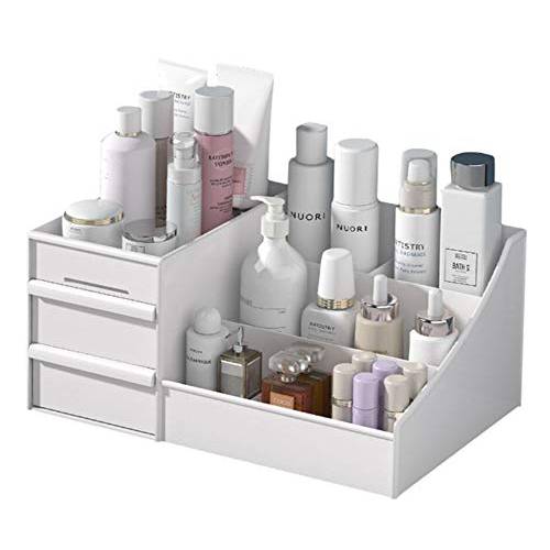 Onwon 1 PCS Drawer Type Cosmetics Storage Box Dormitory Desktop Finishing Dresser Skin Care Lipstick Plastic Shelf