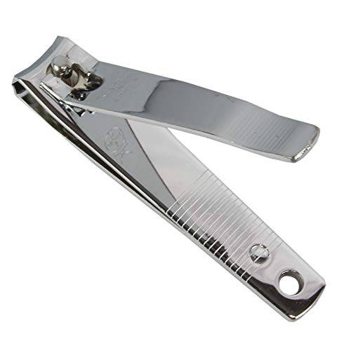 PrettyClaw | Nail Clippers Sharp Edge Fingernail and Toenail Clipper Cutter Thick Nail Trimmer Stainless Steel for Manicure and Pedicure (Curve Edge)