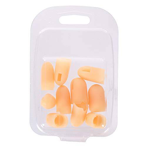 Nail Art Hand Accessory Silicone Finger Cover Fake Hand Replacement Finger Parts 10 Pcs (Nature Colour)