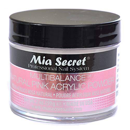 Mia Secret Natural Pink Acrylic Powder 2 Oz