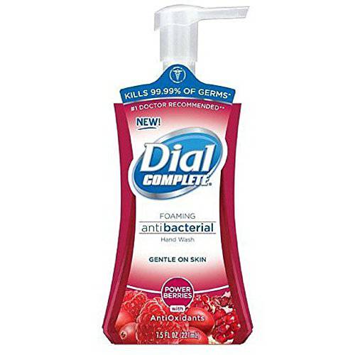 Dial Complete Foaming Hand Wash Antioxidant, Power Berries 7.5 oz (Pack of 3)
