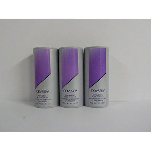 Avon Odyssey Shimmering Body Powder 1.4 oz. (lot of 3)