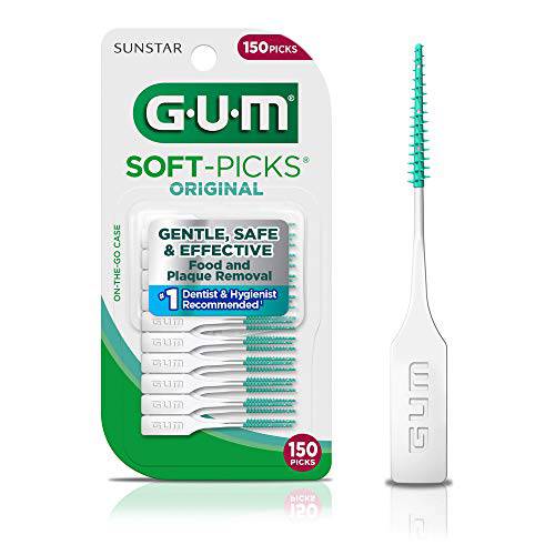 GUM Soft-Picks Original Dental Picks, 150 Count (Pack of 6)