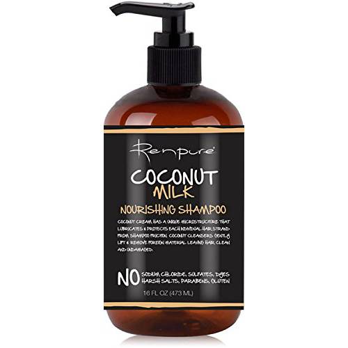 Renpure Coconut Milk Nourishing Shampoo, 16 oz (Pack of 2)