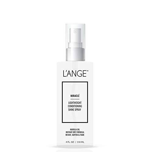 L’ange Hair Miracle Conditioning Spray - Infused with Nourishing Marula Oil - Lightweight & UV Protectant - Perfect for Post-Blowout - Shine Enhancing Hair Spray - 4 Fl Oz / 118 ml, MSRP $22.00