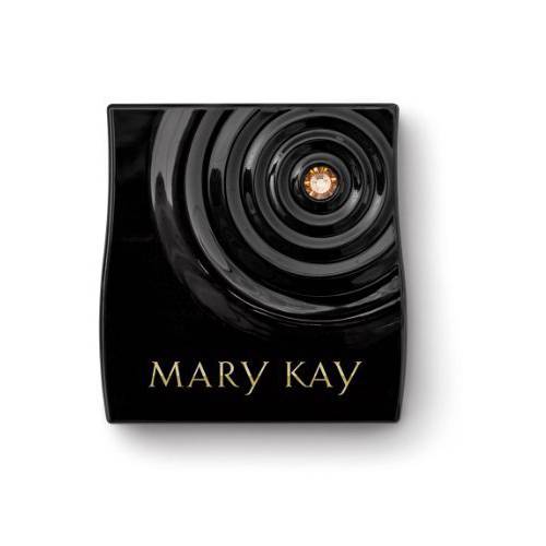 Mary Kay Beauty That Counts Limited Edition Black Magnetic Compact Mini ~ Gold Bling
