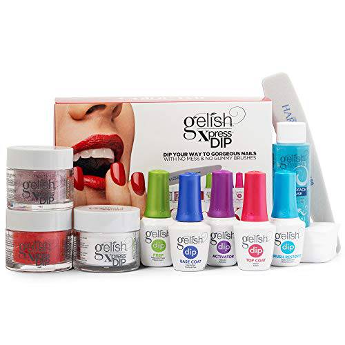 Gelish Xpress Dip Powder Nail Color Kit, Dip Powder Nail Kit, Dip Powder Nail Kit, Nail Dip Powder Manicure Tools