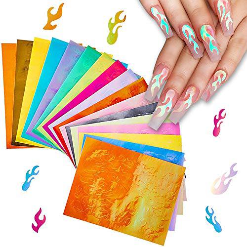 Butterfly Nail Art Stickers, 12Pcs Water Transfer Nail Decals Butterfly Designs Colorful Butterflies Nail Art Foils for DIY Nails Design Manicure Tips Nail Art Decor