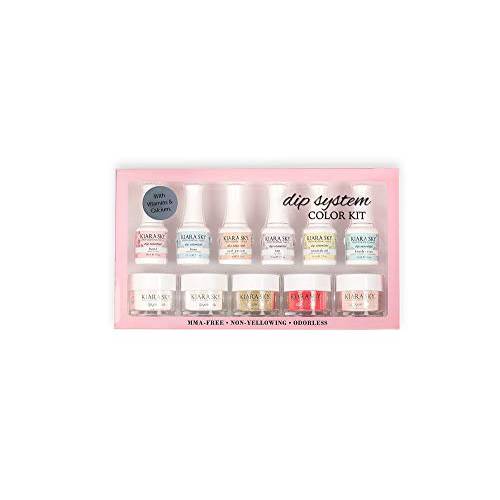 Kiara Sky Dipping Powders Essentials Kit. Complete and Easy-To-Use Powder Manicure Dipping Kit.