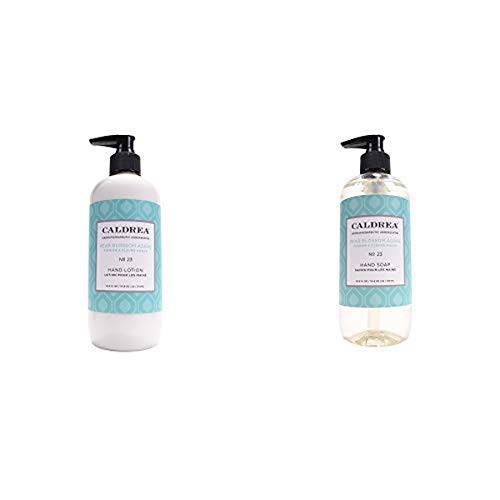 Caldrea Hand Care Set, Pear Blossom Agave, 2 ct: Hand Soap (10.8 fl oz), Hand Lotion (10.8 fl oz)