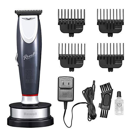 Body Trimmer, Hair Clipper Beard Grooming Kit Hair Buzzer Bikini Trimmer, REWELL Personal Trimmer Haircut With Charge Base 5-Hour Running time Rechargeable With Adjustable Guide Comb For Men And Women