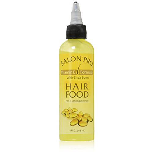 Salon Pro Hair Food, Vitamin E Formula With Shea Butter, 4 Ounce