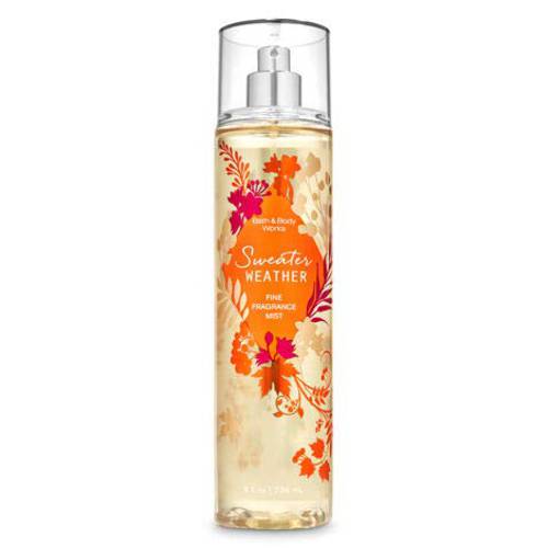 Bath and Body Works Sweater Weather Fine Fragrance Mist Fall 2020 Collection 8 Ounce Body Spray