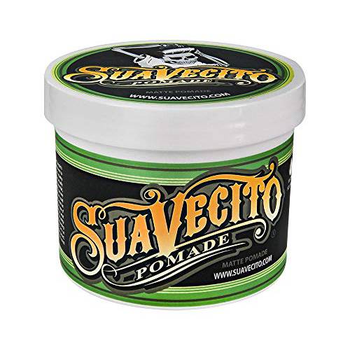 Suavecito Pomade Matte (Shine-Free) Formula 32 oz, 1 Pack - Medium Hold Hair Pomade For Men - Low Shine Matte Hair Paste For Natural Texture Hairstyles
