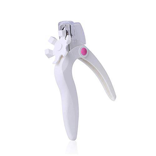 Gofypel Nail Tip Cutter Nail Cutter for Acrylic Stainless Steel Nail Tips with 1 Nail Polish Carving Pen for Gel False Nails Trimmer Nail Art Manicure Tools